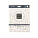 Draeger Paris Home Office organisatiestickerboek, zwart en wit, 12 vellen