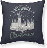 Harry Potter Kussenhoes Magical Christmas Donkerblauw 50 x 50 cm