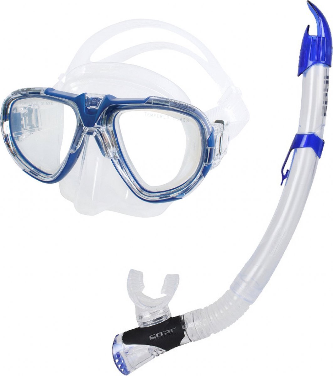 Seac Fox – Een Duikmasker van Professionele Kwaliteit voor Scubaduiken, Snorkelen en Freediving met beschermend Omhulsel, Optische Lenzen -1,0 tot -6,0 afzonderlijk beschikbaar