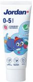 Jordan Kids - Tandpasta 0/5 jaar - Milde Fruitsmaak - 3x50ml - Voordeelverpakking