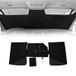 VW T5 T6 Transporter Rideaux Pare-soleil Magnétique Noir Tissu