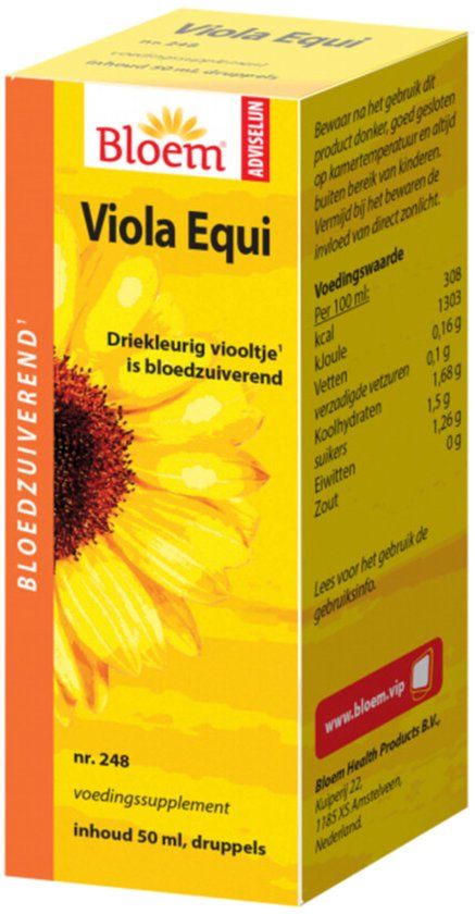 Bloem Viola Equi Druppels - 50 ml - Voedingssupplement