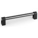 Viefe Poignée de meuble CASEY en aluminium, largeur 192 mm - titane noir poli