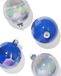 HEMA Lot De Boules De Noël De 8,5 Cm Brillantes Argentées-bleues - 4 Pièces (multi)