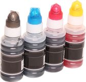 InktDL Bouteilles d'encre (4X) Convient pour Epson EcoTank L1110, L3110, L3111, L3150, L3151 et L3160 (T103 / 103XL)