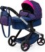 Bayer Design Combi Dolls Pram XEO - Blue and Pink