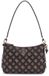 GUESS Daryna II schoudertas Mocha Logo donkerbruin