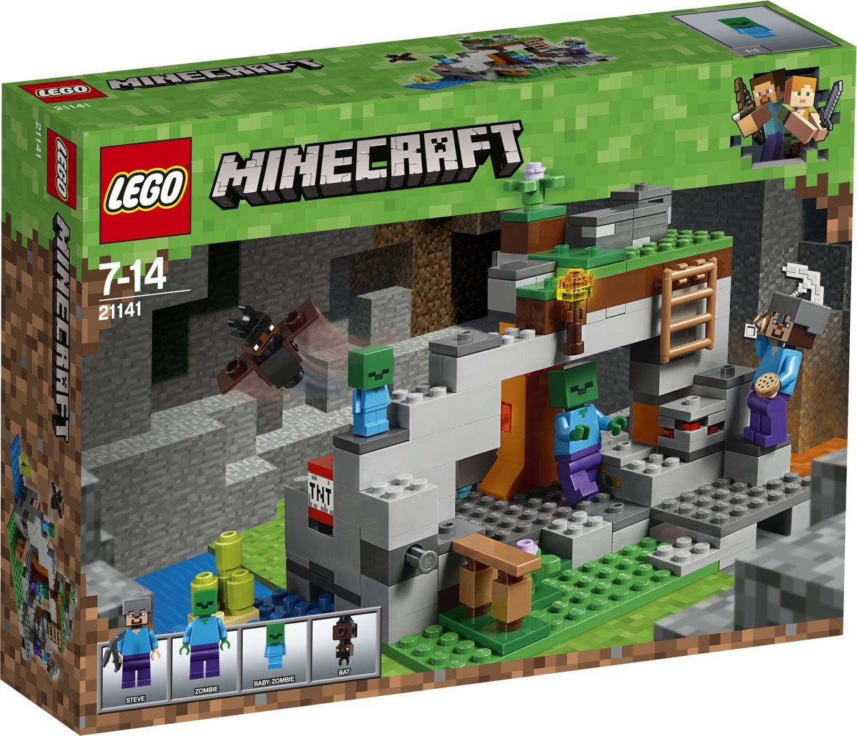 lego ® Minecraft™ - De Zombiegrot 21141