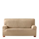 Eysa Aquiles Elastische bankovertrek 3-zits, Polyester-Katoen, Beige