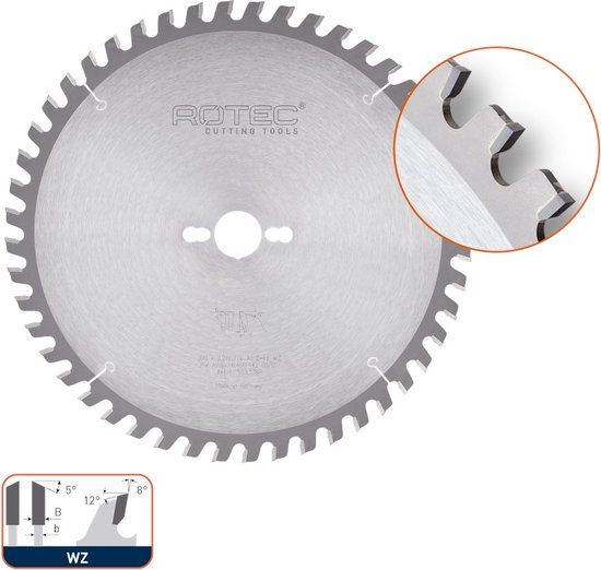 Rotec HM super-bouwzaagblad, ø250x3,0x30mm Z=42 WZ - 5531065