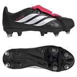 Adidas Performance Predator League Fold-Over Tongue Soft Ground Voetbalschoenen Kinderen - Zwart - Maat 37 1/3