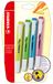 STABILO Swing Cool markeerstift - blister x 4 neon markeerstiften - geel, groen, blauw, roze.