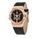Maserati Herenhorloge, tijd, datum, analoog, behuizing 42 mm, Limited Edition, collectie Power - R8851108036, Zwart, 42, Armband