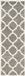 Safavieh Trellis Indoor/Outdoor Geweven Vloerkleed, Amherst Collectie, AMT423, in Donkergrijs & Beige, 69 X 213 cm