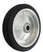 Roue pivotante 400mm avec trou d'essieu 35mm, capacité de charge 400kg