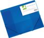Q-CONNECT Elastomap A4 Transparant PP Blauw 24 stuks