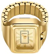 Fossil ES5343 Vrouwen Ring-Horloge - Goudkleurig