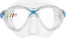 Cressi Marea Jr Mask - Unisex Onderwatermasker Kinderen, één maat, Transparant/Blauw