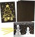 Baker Ross Scratch Art schildersblaadjes goud & zilver, 8 stuks