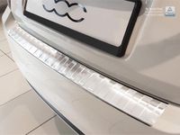 RVS Avisa RVS Achterbumperprotector passend voor Fiat 500 2015- 'Ribs' zilver