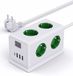 Multiprise avec USB - Multiprise à 6 prises - Multiprise avec interrupteur - Bureau