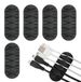 Set de 5 serre-câbles avec adhésif 3M, auto-adhésif, convient pour TV, PC, ordinateur portable