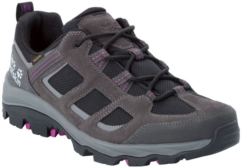 Jack Wolfskin Vojo 3 Texapore - Dames Wandelschoenen - Grijs/Violet - Maat 37