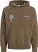 JACK&JONES JJTRADITION SWEAT HOOD JNR Jongens Sweater Katoen Polyester Viscose Cocoa Maat 176