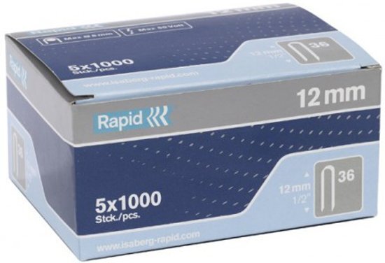 Rapid RAPD bev niet nietvorm rond beenlengte 12mm rugbreedte 6mm