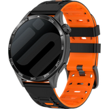 Strap-it OnePlus Bracelet sport tissé (noir/orange)