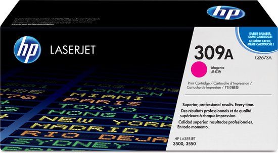 HP 309A originele magenta LaserJet tonercartridge