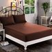 Elegant Comfort 1500 Premium hotelkwaliteit hoeslaken van de zachtste kwaliteit microvezel, diepe zak tot 40,6 cm, kreukbestendig en de kleur vervaagt niet, California-kingsize, chocoladebruin