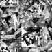 Papier peint panoramique abstrait géométrique 260 cm x 260 cm