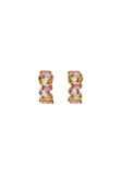 Gaya Leo E-Commerce Ltd. Gaya Earrings Rose Gold Multi Crystal Oorhangers