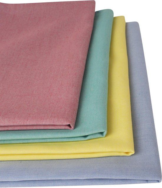 Merkloos Waszak 60x60 cm - Geel - Met K-locksluiting - Polyester