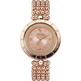 Versace VE7901823 Polshorloge Dames Roze Staal Kwarts Saffierglas Goudkleurig
