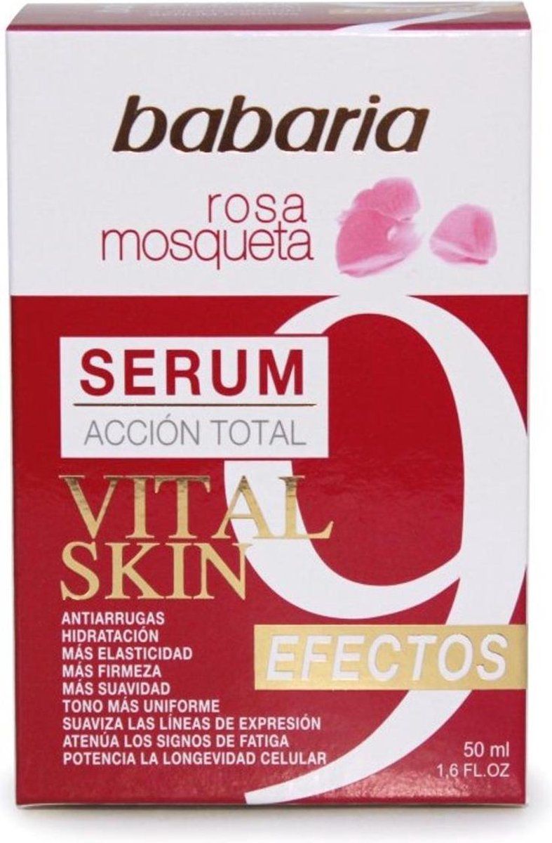Babaria Rosa Mosqueta Vital Skin Serum Total Action Anti-wrinkles 50ml