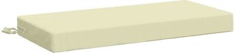 vidaXL - Bankkussen - SOEST - 100% - Polyester - Crèmekleurig - 60 x 40 x 8 cm