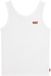 Levi's Kids Meet And Greet Ribbed Mouwloos T-shirt Wit 14 Years Meisjes