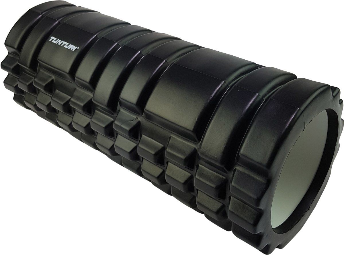 Tunturi Yoga Grid Foam Roller Massage - 33cm - Zwart