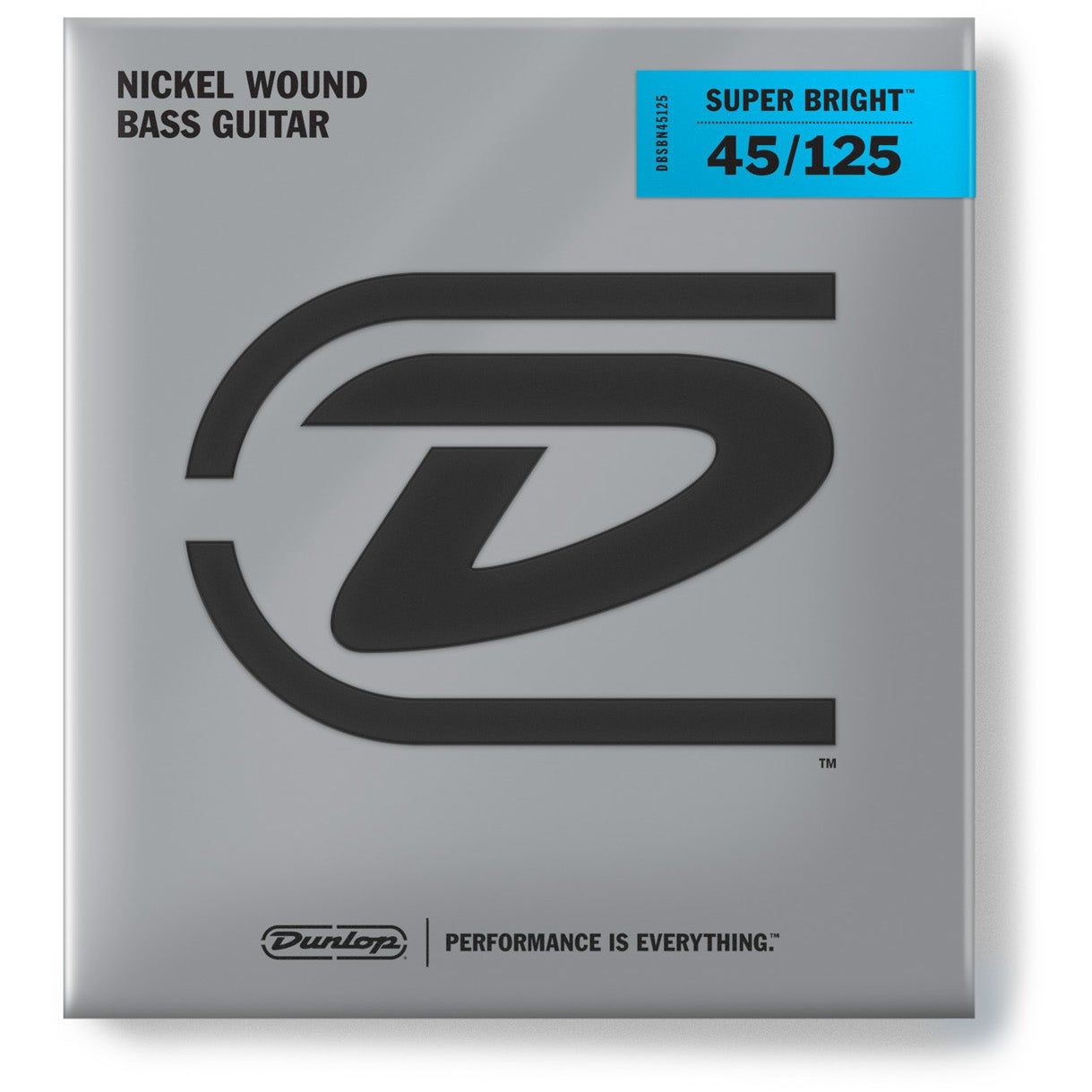 Dunlop DBSBN45125 Super Bright NW Medium 45-125 5-String Bass Guitar Strings
