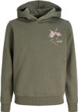 JJ REBEL JUNIOR JACK&JONES JREBIVAN SWEAT HOOD JNR Jongens Sweater Groen Maat 152