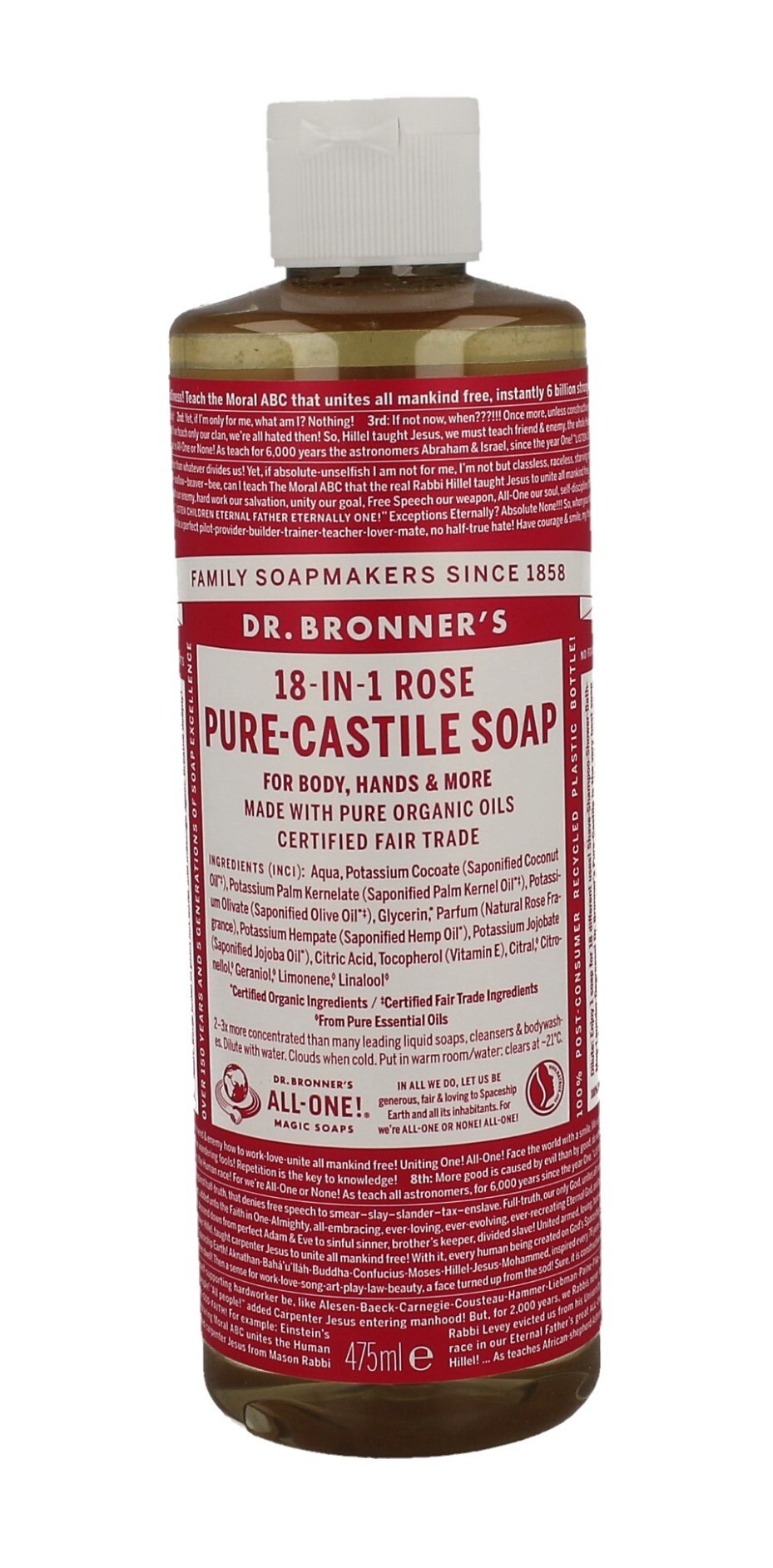 dr bronners Liquid soap roos