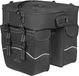 Greenlands Travel Touring - Sacoche de vélo double - 3 pièces - 60L - Noir