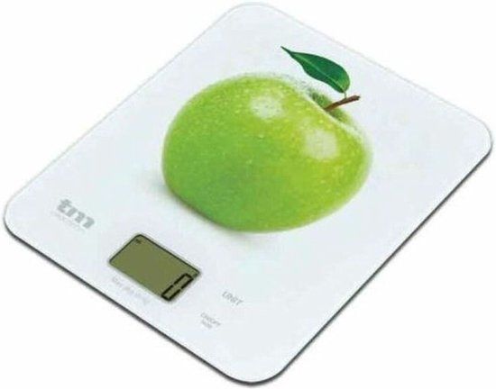TM Electron Digitale keukenweegschaal - Appel - 8 kg