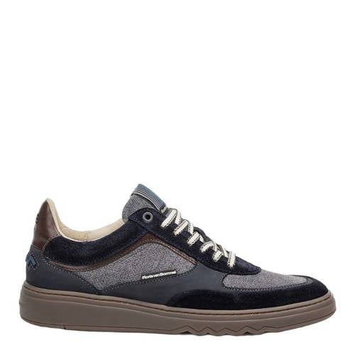 Floris van Bommel De Kupster 09.03 suède sneakers - donkerblauw