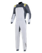 Alpinestars Combinaison GP Pro Comp - FIA Argent Bleu Asphalte Citron Vert, Taille: 46