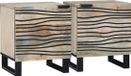 vidaXL Nachtkastje - Set van 2 - Wit - Bewerkt Hout - 40 x 33 x 46 cm