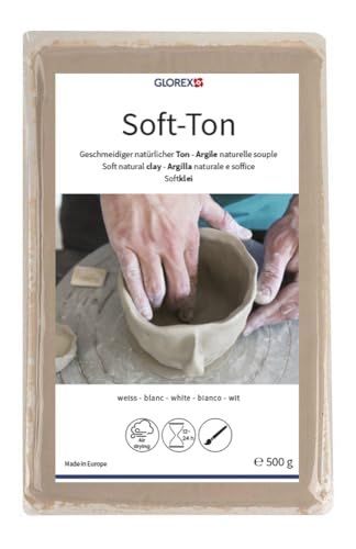 GLOREX Soft klei wit 500 g