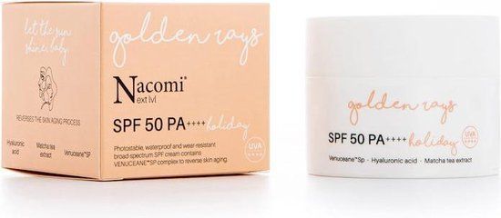Nacomi NXT Gezichtscreme SPF 50 UV Holiday - Golden Rays 50ml